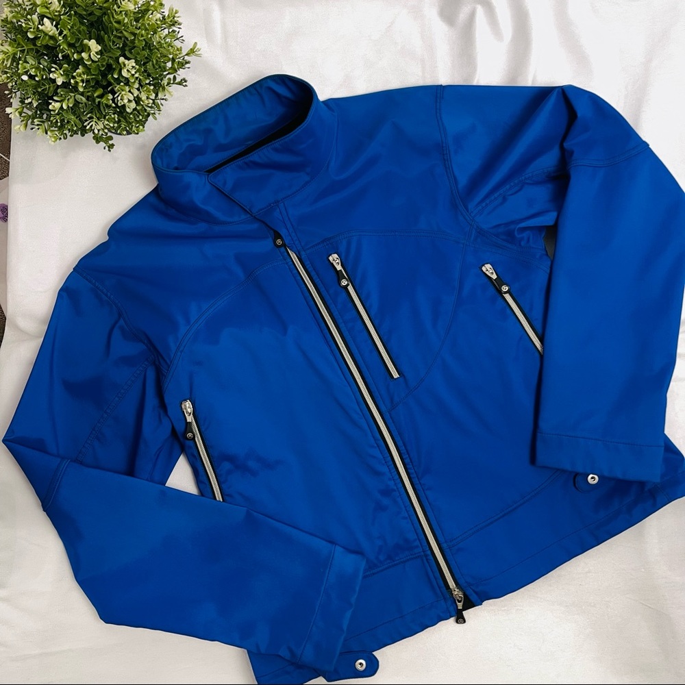 ARMANI COLLEZIONI blue jacket ITALY Authentic Rare Vintage luxury comfy sporty